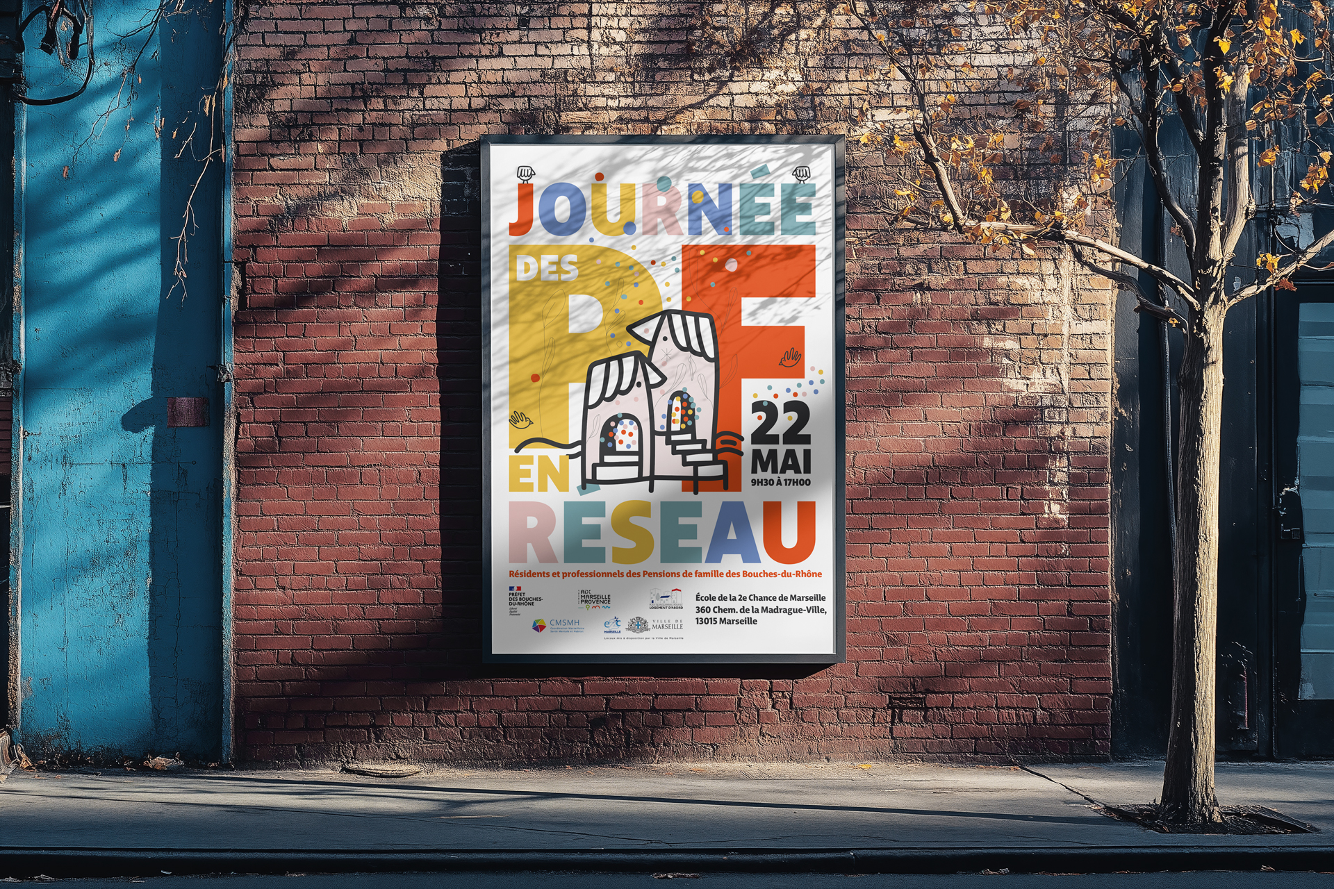 Affiche journée Pensions de famille